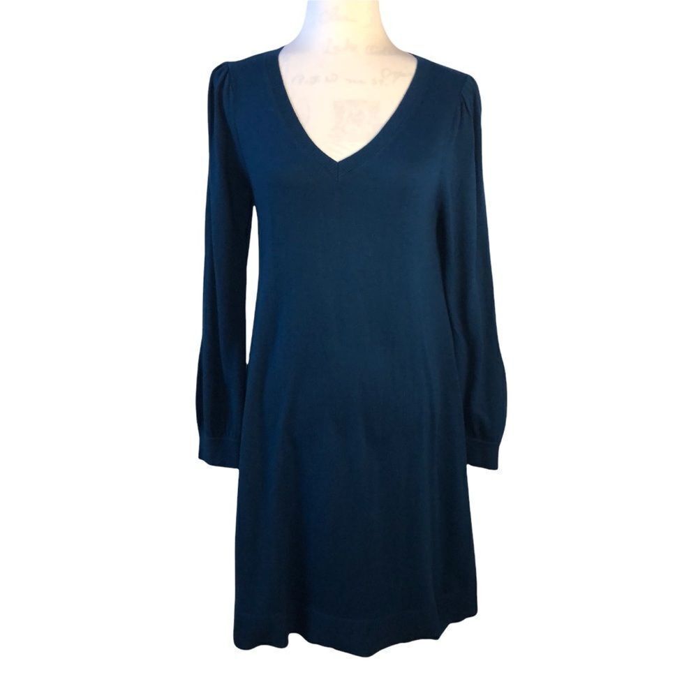 Loft Teal Sweater Dress